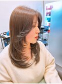 柔らかレイヤースタイル