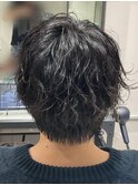 【波シャドウパーマ】マッシュ/メンズパーマ/メンズカット/池袋