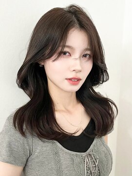 アイティーバイアルバム 松戸店(IT by ALBUM) ロング顔周りレイヤー韓国ヘアくびれヘア_F20406
