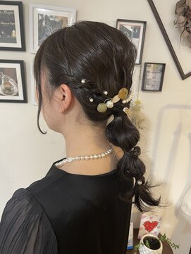 ロカ(Roca) 編み下ろし☆結婚式☆お呼ばれヘア