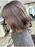 ハイライトカラー/ミルクティーベージュ/レイヤーカット