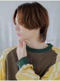 センターパートウルフマッシュショートa上尾10代20代30代