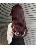 ブリーチなしダブルカラーアプリコットオレンジレッドピンク韓国