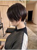 小顔効果◎大人ナチュラル美シルエットショート