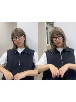 一味違うブリーチ,インナーカラー大人気![千葉/ボブパーマ/トリートメント/髪質改善/ダブルカラー/学割U24]