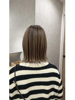 ルース(LOOSE)&nbsp;【下田健太】ダブルカラーシルバーベージュグレージュ＃立川＃