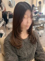 ソア 並木坂(Soa)&nbsp;熊本/韓国ヘア/ミディアムレイヤー/透明感カラー/Minori