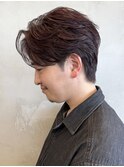 調布メンズパーマフェザーパーマシャドウパーマセンターパート