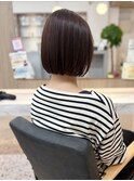 お手入れ簡単◎顎ラインのまとまるボブ