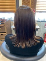 ヘアリゾート粋 トゥジュ 池袋東口店(tujuh)&nbsp;くびれミディ/モカブラウン/透明感カラー