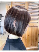 ボタニカル(BOTANICAL) 髪質改善小顔ショートボブハイライト大人ボブ丸みショート