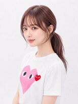 キャロル(CAROL)&nbsp;韓国風シースルーバング×ピンクブラウン
