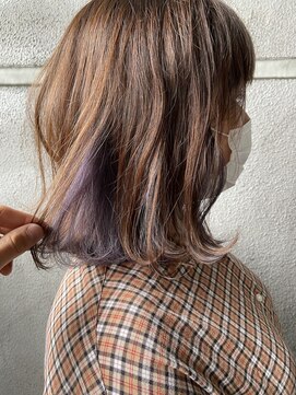 アンベンド(unbend) 光彩度インナーバイオレットカラー