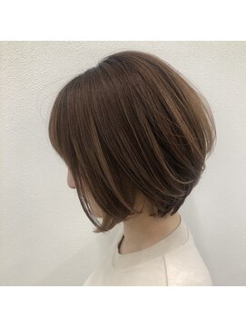 ザラブズラフズヘアー 守恒店(the loves laughs hair) シークレットカラー×ショコラグレージュ