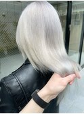 【GUEST_STYLE】White   #ケアブリーチ#ホワイトアッシュ