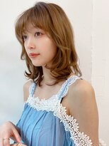 ベイルーム(BAYROOM by HONEY omotesando)&nbsp;【BAYROOM】モテ髪レイヤーミディアム×クリームベージュ