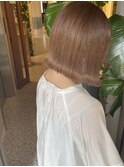 ぱつっとボブ