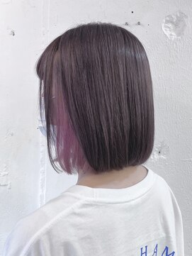 リッカ(RICCA) シルバーパープル×イヤリングピンク♪