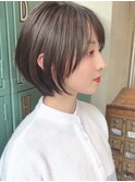 【Taylor 大宮】チョコレートブラウン×丸みショート