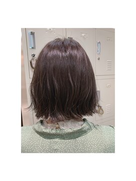 コトナ 越谷店 ボブ×パープルグレージュ