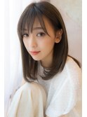 【Lond castillo】ナチュラルストレートペールベージュ