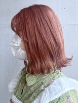 ゲーム 吉祥寺店(GAME)&nbsp;ダブルカラーミルクティーピンクベージュカラーハイトーンカラー