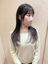 フェリエットバイビークール(feliette by Be-COOL)&nbsp;【feliette】顔まわりを作ったダークアッシュロング