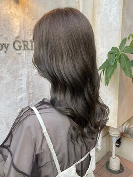 ダブルバイグリッター(W by GRITTERs) ディープグレージュ　透明感カラー　韓国ヘア　ヨシンモリ