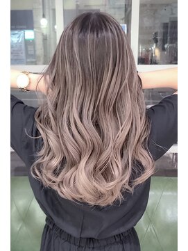 ヘアーズ ベリー 高槻店(hairs BERRY) BERRYグレージュカラー似合わせカットイメチェン波巻きウェーブ