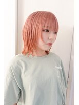 レコ 渋谷(LECO) ケアブリーチハイトーンコーラルピンク