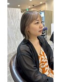 stylist伴》白髪をデザインに♪フェイスフレーミング