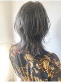 セミディネオウルフ×ハイライトボブウルフ ウルフカット
