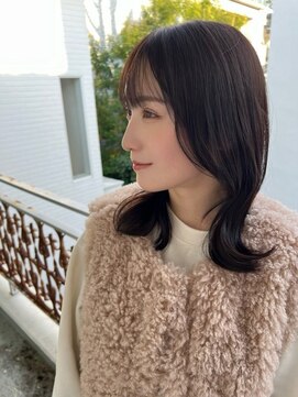 ログ キンシチョウ(L.O.G KINSHICHO) ミディアムレイヤー[錦糸町/レイヤー/レイヤーカット]