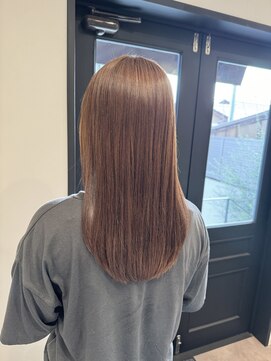 ラヴィン(LOVIN’) ロング/ミルクティーベージュ