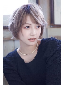 クレドガーデン 柏(CRED GARDEN) 大人可愛いウルフレイヤー/ショートボブ小顔フェザーバング/柏