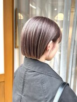 マニア(mania.)&nbsp;ラベンダーグレージュ透明感透明感カラーブリーチダブルカラー