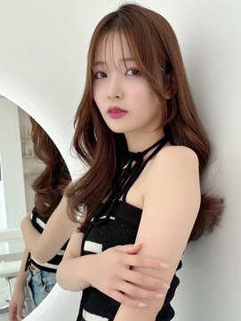 アイヴィ 表参道(IVY) 韓国くびれヘア　くびれ巻き　シースルーバング　水越