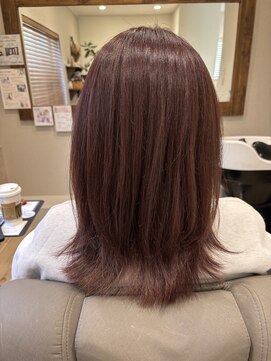 アルティーナプライベート(altina PRIVATE) 冬の簡単外ハネミディ