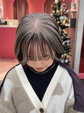 ロンドヴァリー 渋谷店(Lond vallee) アンブレラカラーホワイトベージュ