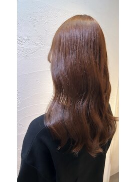 アジールヘア 所沢プロペ通り店(agir hair) ミルクティーベージュメルティカラーフェミニンロング所沢