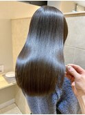 髪質改善＊サラ艶ハイライトカラー＊美髪【Zina高槻】