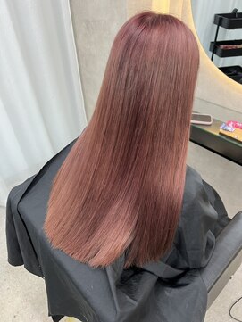 ルノン フィージュ(LUNON fieju) ホワイトグレージュミニウルフチェリーブラウンデジタルパーマ