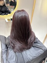 ジーナ 高田馬場(Zina)&nbsp;ブリーチなしワインレッドカラー