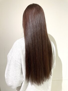 ワークスヘアー(WORKS HAIR) ブリーチなし　明るめブラウン