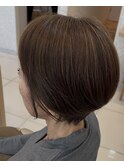 白髪ぼかしハイライト