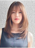 毛先ワンカール/レイヤーカット/小顔カット/20代30代40代
