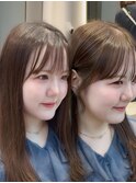 盛れる顔周り/顔周りカット/前髪カット