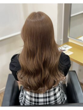 イオエ(ioe) デザインカラー/グランマッシュ/暗めカラー/ミディアムヘア