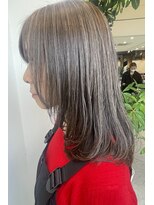 アルファ(Hair Salon alpha)&nbsp;【大人可愛い×透明感】ミルクティーベージュ×ハイライト