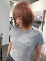 ビューズ(VIEWS)&nbsp;ボブレイヤーカットヘアルーツカラー/表参道美容室デザイン